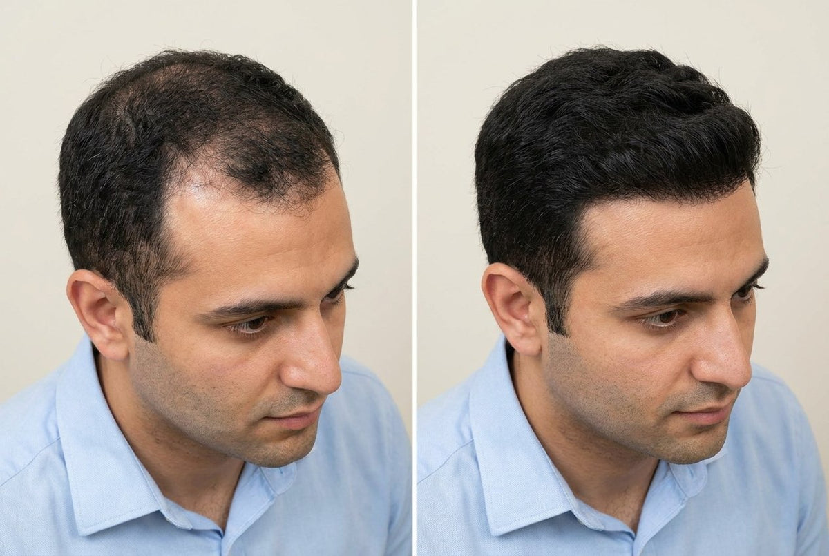 Crown & Hairline — Men — before