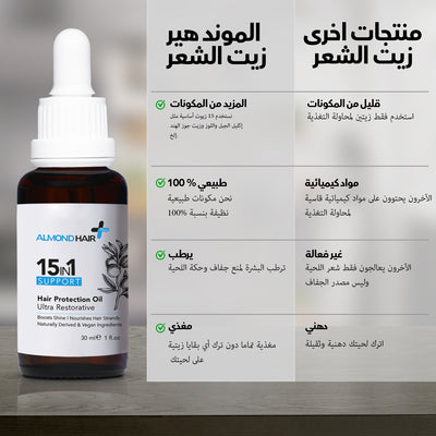 Almond Hair 15-in-1 Protection Oil