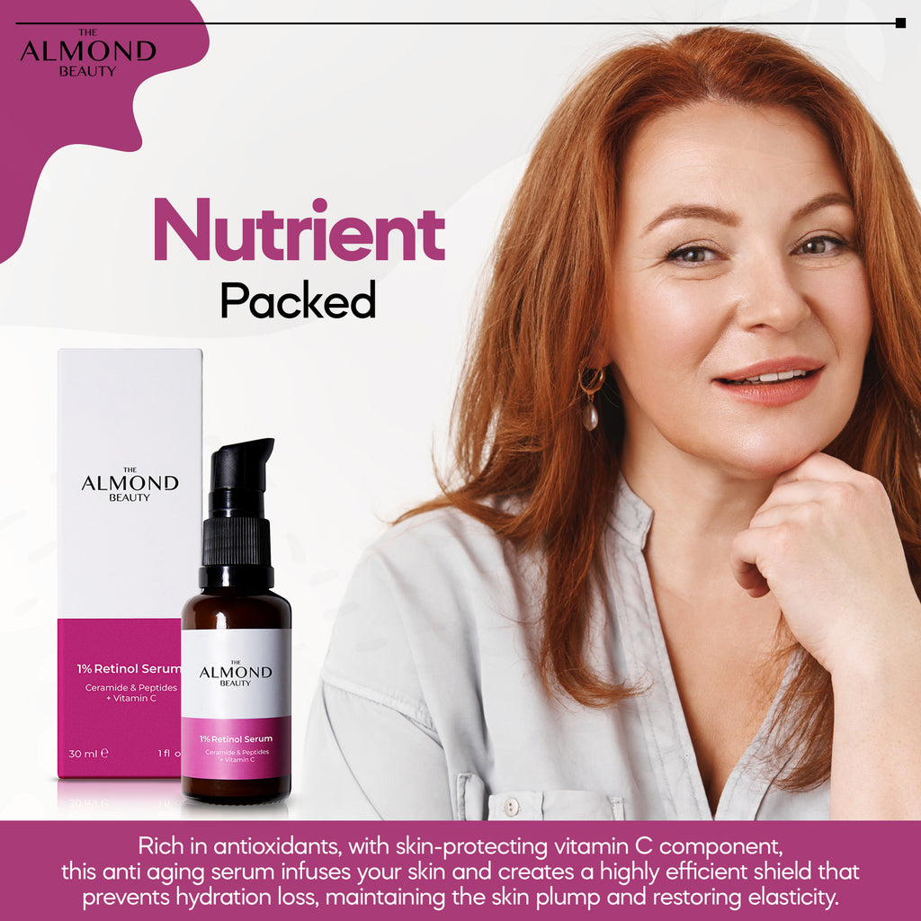 The Almond Beauty Night Renew Retinol Serum