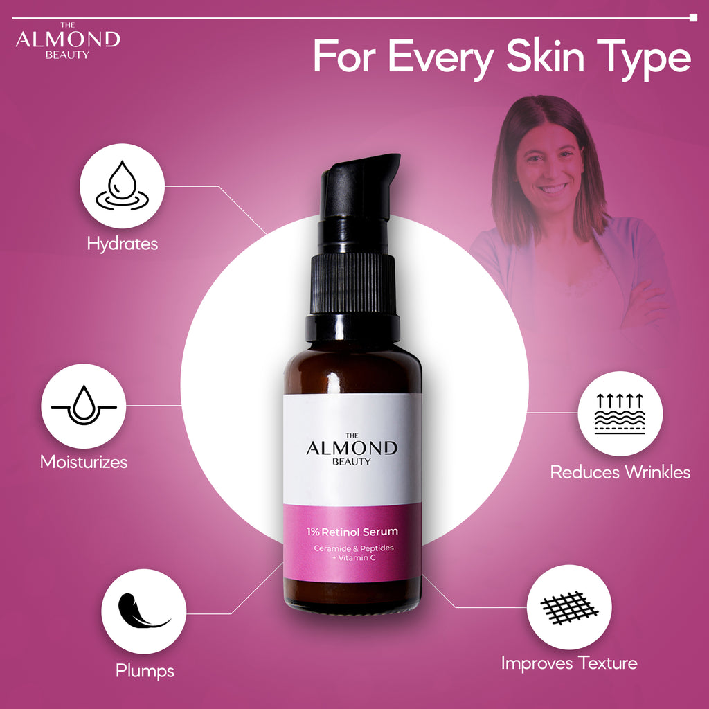 The Almond Beauty Night Renew Retinol Serum