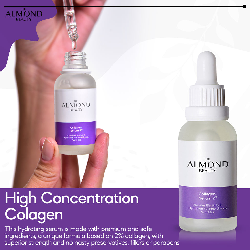 The Almond Beauty GlowLift Collagen 2% Serum