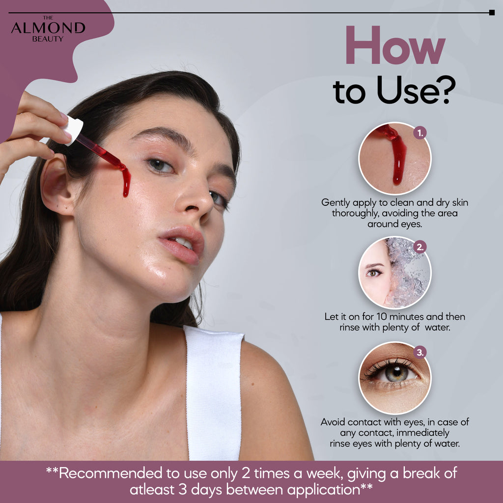 The Almond Beauty GlowReset AHA 10% BHA 2% Serum