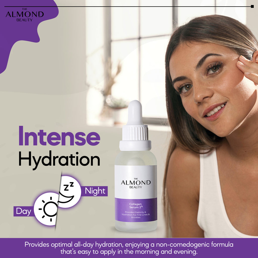 The Almond Beauty GlowLift Collagen 2% Serum