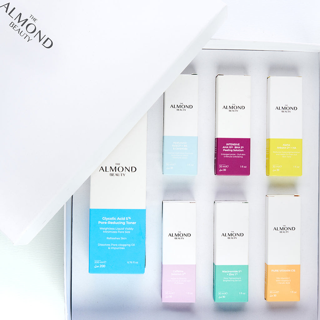 The Almond Beauty Exclusive 7-Piece Skincare Set